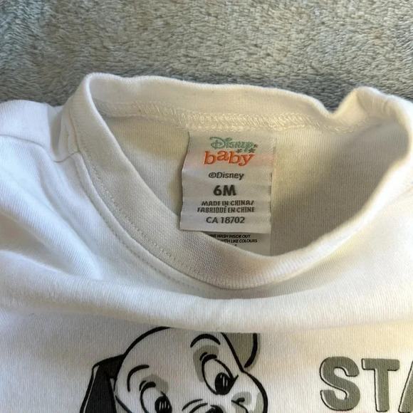 Disney - Dalmatian - short sleeve t-shirt. Size 6 months - Picture 2 of 3